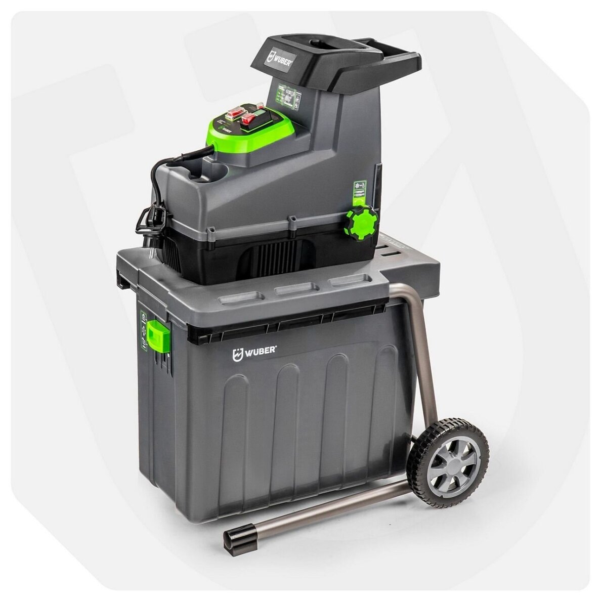 Elektrinis šakų smulkintuvas 2800W WUBER 44 mm | 60 l 2 Elektrinis šakų smulkintuvas 2800W WUBER 44 mm | 60 l 2