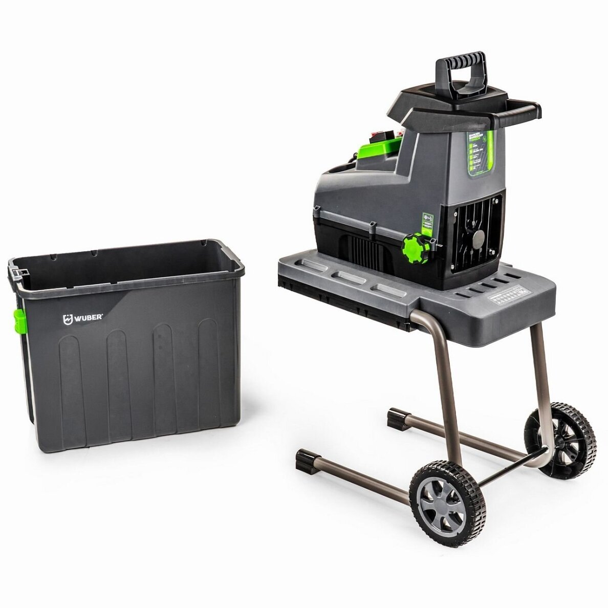Elektrinis šakų smulkintuvas 2800W WUBER 44 mm | 60 l 1
