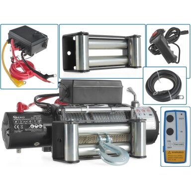 Elektrinė gervė 12V, 12000LB GEKO G81707 Elektrinė gervė 12V, 12000LB GEKO G81707