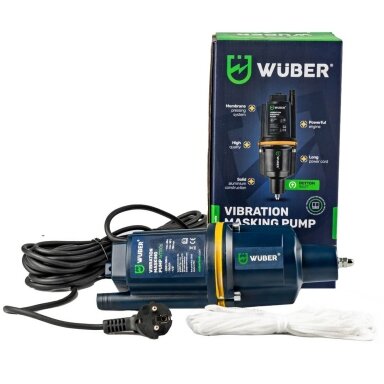 Elektrinis membraninis vandens siurblys 460W, apatinis įsiurbimas WUBER W11006 Elektrinis membraninis vandens siurblys 460W, apatinis įsiurbimas WUBER W11006