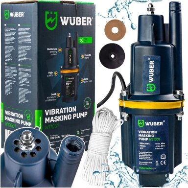 Elektrinis membraninis vandens siurblys 460W, viršutinis įsiurbimas WUBER W11001 Elektrinis membraninis vandens siurblys 460W, viršutinis įsiurbimas WUBER W11001