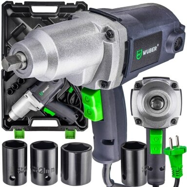 Elektrinis smūginis veržliaraktis 1/2 800Nm WUBER W33250 Elektrinis smūginis veržliaraktis 1/2 800Nm WUBER W33250