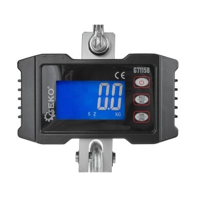 Elektroninės svarstyklės 1000kg, kablio tipo GEKO G71158 Elektroninės svarstyklės 1000kg, kablio tipo GEKO G71158