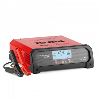Elektroninis akumuliatoriaus įkroviklis Doctor Charge 130 12/24V, Telwin Elektroninis akumuliatoriaus įkroviklis Doctor Charge 130 12/24V, Telwin