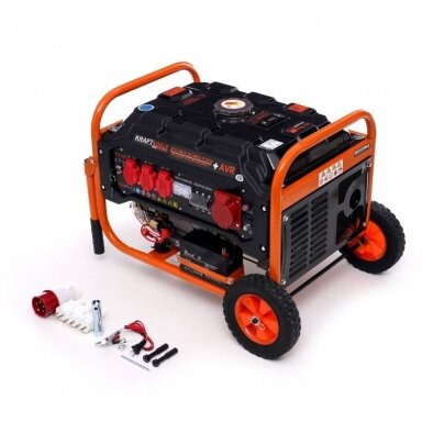 Elektros generatorius trifazis 220/380V 3500W Kraftdele KD163 Elektros generatorius trifazis 220/380V 3500W Kraftdele KD163