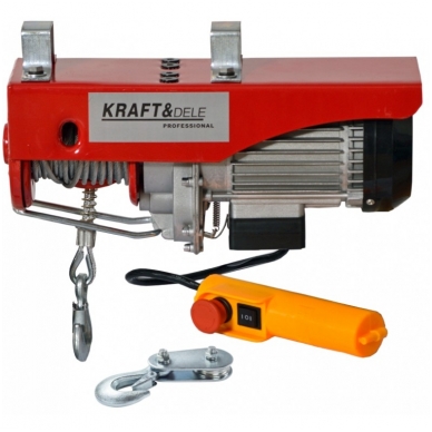 Elektrinis telferis 125/250kg Kraftdele KD1524 1 Elektrinis telferis 125/250kg Kraftdele KD1524 1