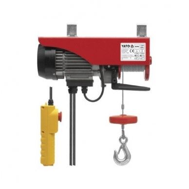Elektrinė kėlimo gervė 500W 250kg YATO Elektrinė kėlimo gervė 500W 250kg YATO