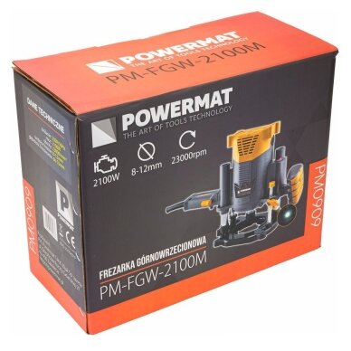 Elektrinis frezeris medienai 2100W Powermat PM-FGW-2100M 8 Elektrinis frezeris medienai 2100W Powermat PM-FGW-2100M 8
