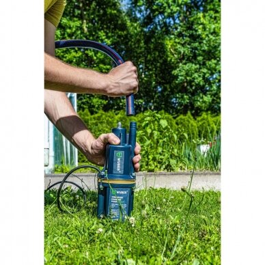 Elektrinis membraninis vandens siurblys 460W, viršutinis įsiurbimas WUBER W11001 15 Elektrinis membraninis vandens siurblys 460W, viršutinis įsiurbimas WUBER W11001 15