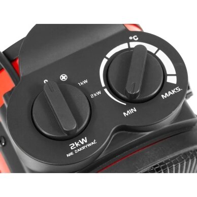 Elektrinis šildytuvas 2,0kW Keramikinis Verke V80068 3 Elektrinis šildytuvas 2,0kW Keramikinis Verke V80068 3