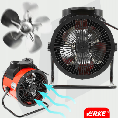 Elektrinis šildytuvas 3,5kW Keramikinis Verke V80069 13 Elektrinis šildytuvas 3,5kW Keramikinis Verke V80069 13