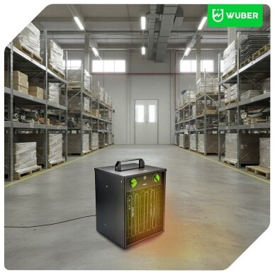 Elektrinis šildytuvas su termostatu 9kW WUBER 400V 9 Elektrinis šildytuvas su termostatu 9kW WUBER 400V 9
