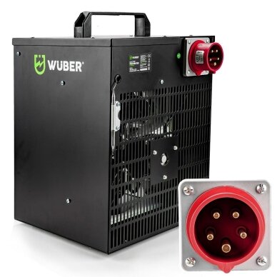 Elektrinis šildytuvas su termostatu 9kW WUBER 400V 11 Elektrinis šildytuvas su termostatu 9kW WUBER 400V 11