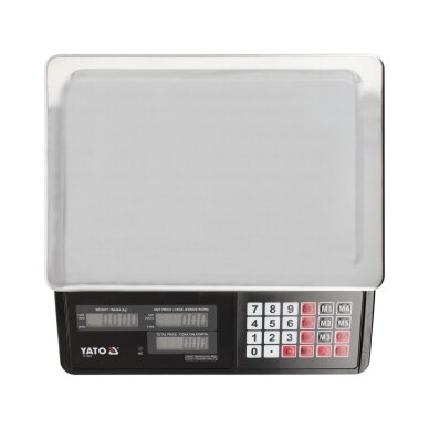Elektroninės svarstyklės 40 kg/5g paklaida YT-73270 YATO 2 Elektroninės svarstyklės 40 kg/5g paklaida YT-73270 YATO 2