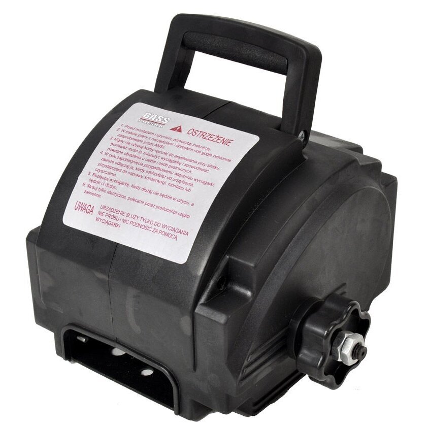 Elektrinė gervė 2500 LBS 12V su 9 metrų lynu BASS POLSKA 2