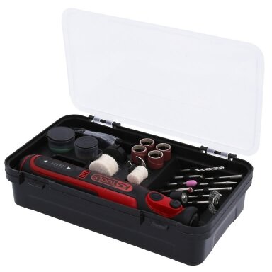 eMonster akumuliatorinis tiesinis šlifuoklis, 50 vnt., KS Tools eMonster akumuliatorinis tiesinis šlifuoklis, 50 vnt., KS Tools