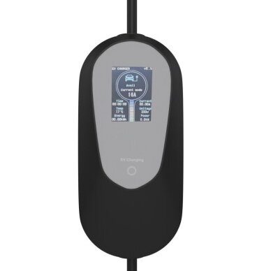 EV Įkroviklis nešiojamas 3.5kW 16A Type 2 su 5 m kabeliu 1