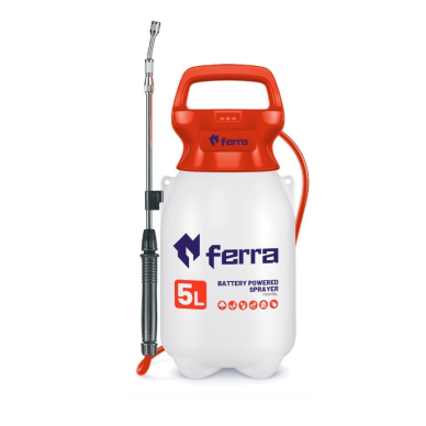 Ferra akumuliatorinis sodo purkštuvas 5L, Li-Ion 5V 2.0mAh Ferra akumuliatorinis sodo purkštuvas 5L, Li-Ion 5V 2.0mAh