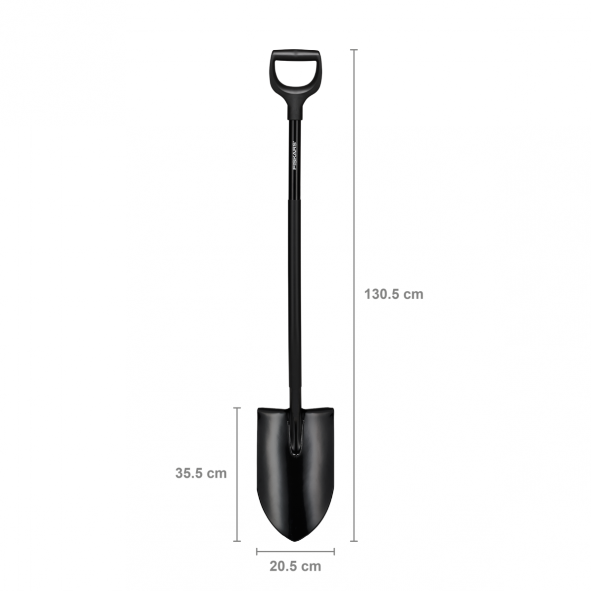 Fiskars Ergonomiškas Pro XL kastuvas smailas 2 Fiskars Ergonomiškas Pro XL kastuvas smailas 2