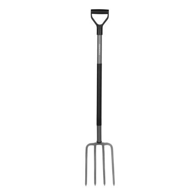 Fiskars šakė sodo Ergonomic plokščiais virbais Fiskars šakė sodo Ergonomic plokščiais virbais