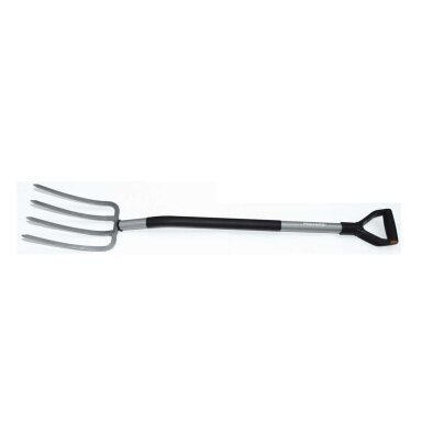 Fiskars šakė sodo Ergonomic plokščiais virbais Fiskars šakė sodo Ergonomic plokščiais virbais