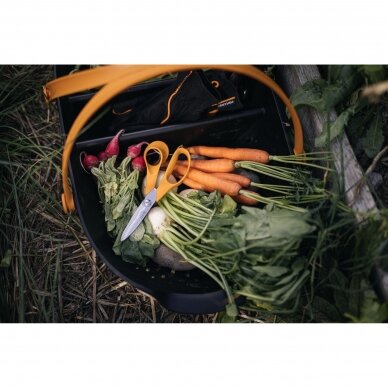 Fiskars Plus sodo derliaus krepšys 3 Fiskars Plus sodo derliaus krepšys 3