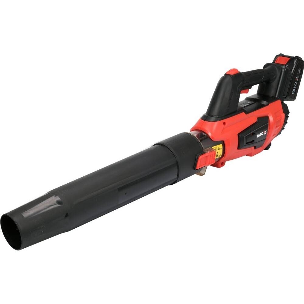 Galingas akumuliatorinis lapų pūstuvas 18V 4,0Ah su Turbo režimu YATO YT-85176 Galingas akumuliatorinis lapų pūstuvas 18V 4,0Ah su Turbo režimu YATO YT-85176