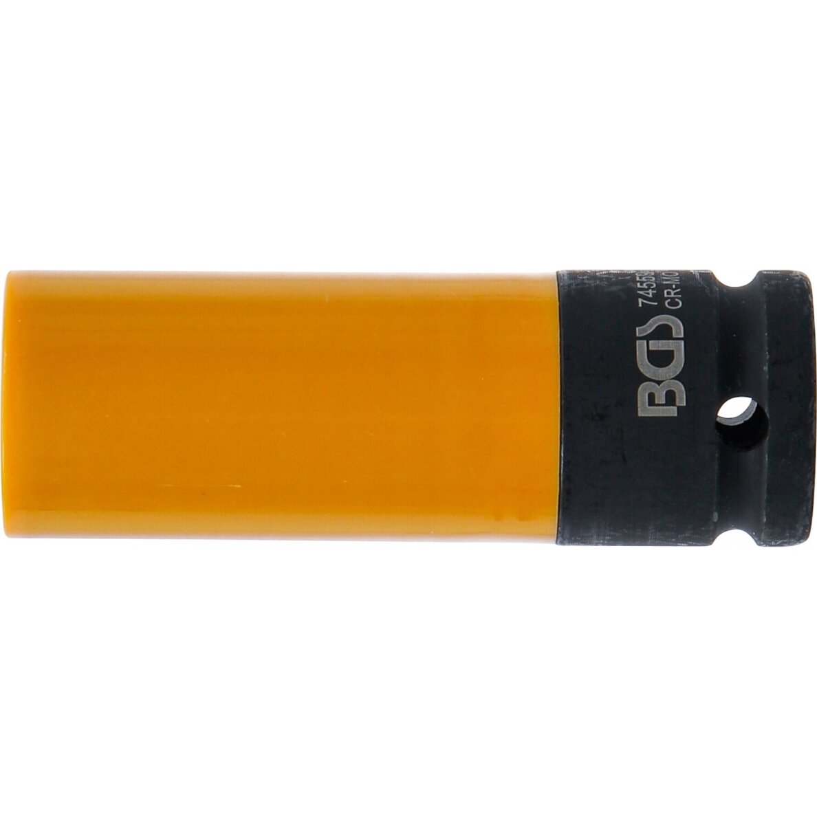 Galvutė smūginė ilga plonasienė | su plastikine apsauga | 12,5 mm (1/2") | 19.5 mm BGS 3