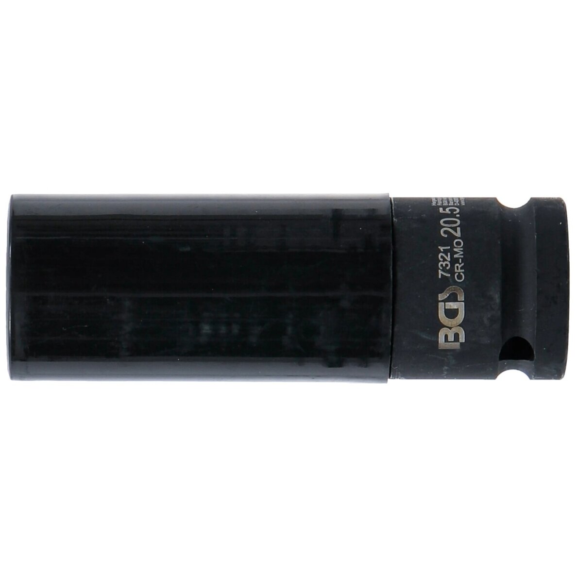 Galvutė smūginė ilga plonasienė | su plastikine apsauga | 12,5 mm (1/2") | 20.5 mm BGS 3
