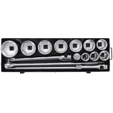 Galvučių ir rakto rinkinys 1" 36-80mm 15vnt. Galvučių ir rakto rinkinys 1" 36-80mm 15vnt.