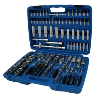 Galvučių ir raktų komplektas Super Lock 1/4"+3/8"+1/2", 192vnt. BGS 2292 Galvučių ir raktų komplektas Super Lock 1/4"+3/8"+1/2", 192vnt. BGS 2292