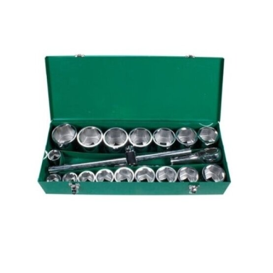 Galvučių rinkinys 1" 22vnt. 6-kampės 36-85mm CHANGLU TOOLS Galvučių rinkinys 1" 22vnt. 6-kampės 36-85mm CHANGLU TOOLS