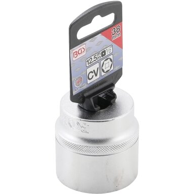 Galvutė 38mm, šešiakampė 1/2" BGS-Technic