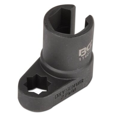 Galvutė lambda zondui kampinė 12,5 mm (1/2") 22 mm Galvutė lambda zondui kampinė 12,5 mm (1/2") 22 mm
