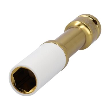 Galvutė smūginė ilga plonasienė prailginta | 150 mm | su plastikine apsauga | 12,7 mm (1/2") | 19 mm YATO Galvutė smūginė ilga plonasienė prailginta | 150 mm | su plastikine apsauga | 12,7 mm (1/2") | 19 mm YATO
