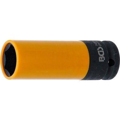 Galvutė smūginė ilga plonasienė | su plastikine apsauga | 12,5 mm (1/2") | 19.5 mm BGS Galvutė smūginė ilga plonasienė | su plastikine apsauga | 12,5 mm (1/2") | 19.5 mm BGS