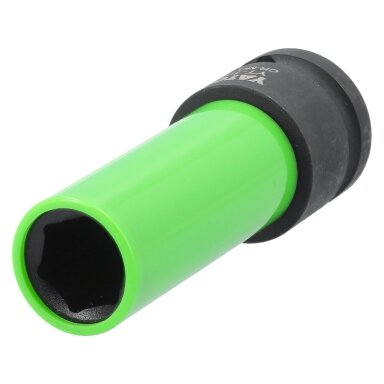 Galvutė smūginė ilga plonasienė | su plastikine apsauga | 12,7 mm (1/2") | 15 mm YATO Galvutė smūginė ilga plonasienė | su plastikine apsauga | 12,7 mm (1/2") | 15 mm YATO