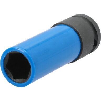 Galvutė smūginė ilga plonasienė | su plastikine apsauga | 12,7 mm (1/2") | 17 mm YATO Galvutė smūginė ilga plonasienė | su plastikine apsauga | 12,7 mm (1/2") | 17 mm YATO