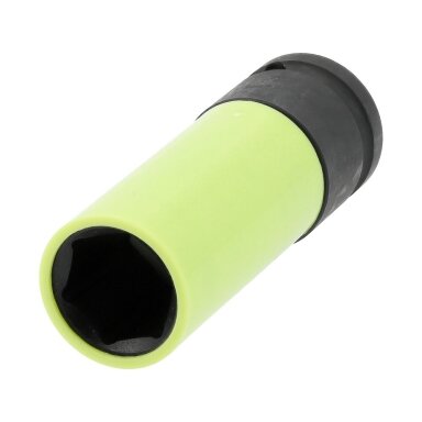 Galvutė smūginė ilga plonasienė | su plastikine apsauga | 12,7 mm (1/2") | 19 mm YATO Galvutė smūginė ilga plonasienė | su plastikine apsauga | 12,7 mm (1/2") | 19 mm YATO