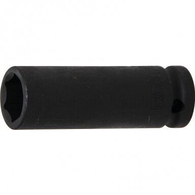 Galvutė smūginė šešiakampė ilga 1/2" 17mm BGS-Technic