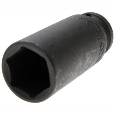 Galvutė smūginė šešiakampė ilga 1/2" 24mm BGS-Technic