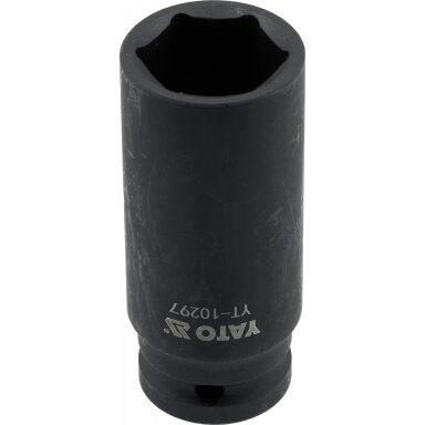 Galvutė smūginė šešiakampė ilga | 12,5 mm (1/2") | 24 mm YATO Galvutė smūginė šešiakampė ilga | 12,5 mm (1/2") | 24 mm YATO