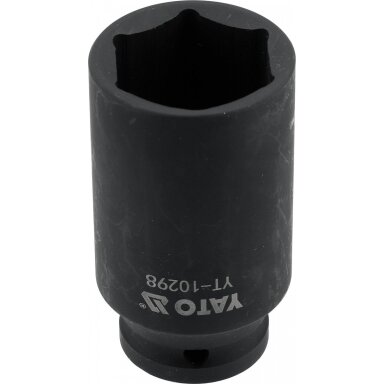 Galvutė smūginė šešiakampė ilga | 12,5 mm (1/2") | 32 mm YATO Galvutė smūginė šešiakampė ilga | 12,5 mm (1/2") | 32 mm YATO