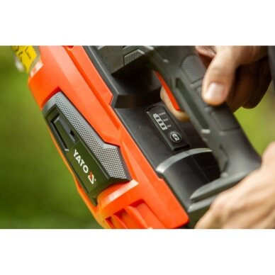 Galingas akumuliatorinis lapų pūstuvas 18V 4,0Ah su Turbo režimu YATO YT-85176 3