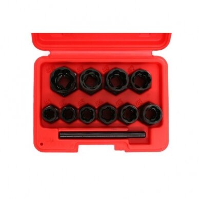 Galvučių komplektas sugadintiems varžtams 10D., 9-19MM 1