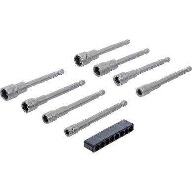 Galvučių rinkinys | ilgas tipas | 6.3 mm (1/4") | elektriniams gręžtuvams | 6 - 13 mm | 8 vnt. (2759) 1 Galvučių rinkinys | ilgas tipas | 6.3 mm (1/4") | elektriniams gręžtuvams | 6 - 13 mm | 8 vnt. (2759) 1