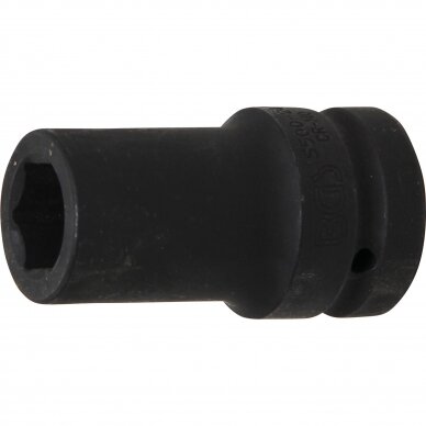 Galvutė 22mm smūginė, ilga, šešiakampė 1" BGS-Technic Galvutė 22mm smūginė, ilga, šešiakampė 1" BGS-Technic