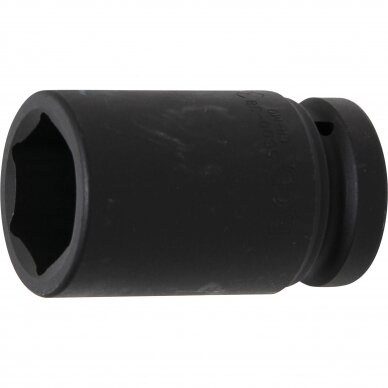 Galvutė 38mm smūginė, ilga, šešiakampė 1" BGS-Technic Galvutė 38mm smūginė, ilga, šešiakampė 1" BGS-Technic