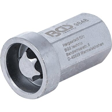 Galvutė ATF filtro kamščiui | T-Star (Torx) T55 | MINI BGS Galvutė ATF filtro kamščiui | T-Star (Torx) T55 | MINI BGS