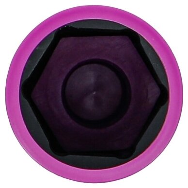 Galvutė smūginė ilga plonasienė | su plastikine apsauga | 12,5 mm (1/2") | 21.5 mm BGS 2